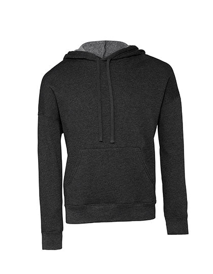 Unisex Sponge Fleece Pullover DTM Hoodie in Dark Grey Heather, Größe XXL