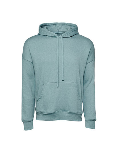 Unisex Sponge Fleece Pullover DTM Hoodie in Heather Blue Lagoon, Größe XXL