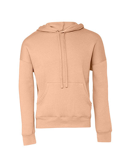 Unisex Sponge Fleece Pullover DTM Hoodie in Peach, Größe XXL
