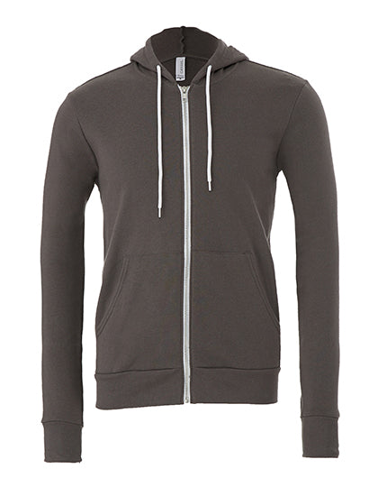Unisex Poly-Cotton Fleece Full-Zip Hoodie