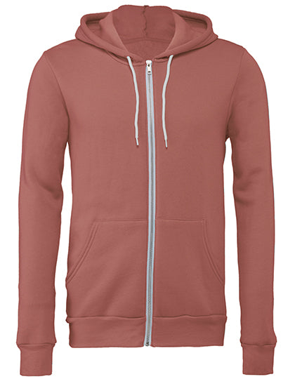 Unisex Poly-Cotton Fleece Full-Zip Hoodie
