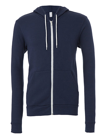 Unisex Poly-Cotton Fleece Full-Zip Hoodie