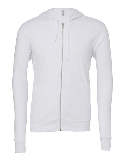 Unisex Poly-Cotton Fleece Full-Zip Hoodie
