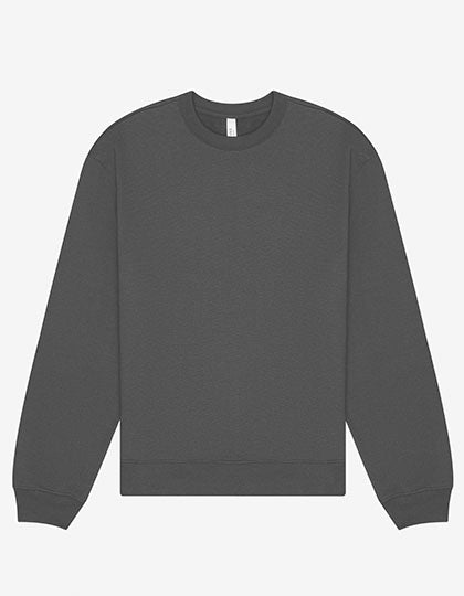 Unisex Crewneck Sweatshirt in Asphalt (Solid), Größe 4XL