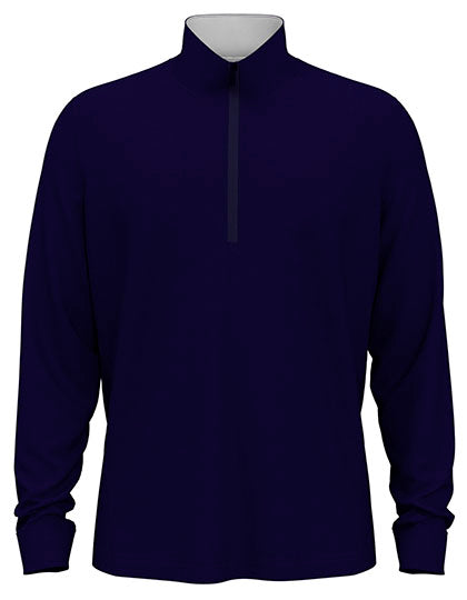 Men´s 1/4 Zip Pullover in Peacoat, Größe 3XL