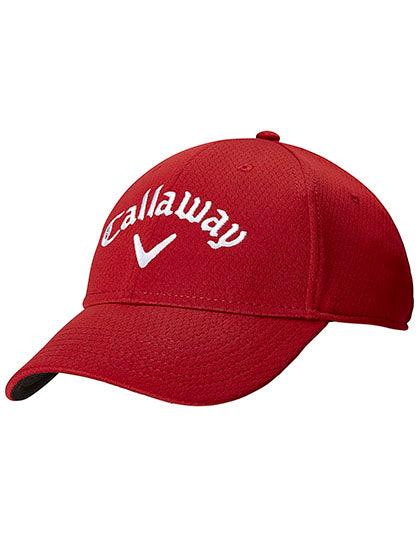 Men´s Side Crested Cap in Red, Größe One Size