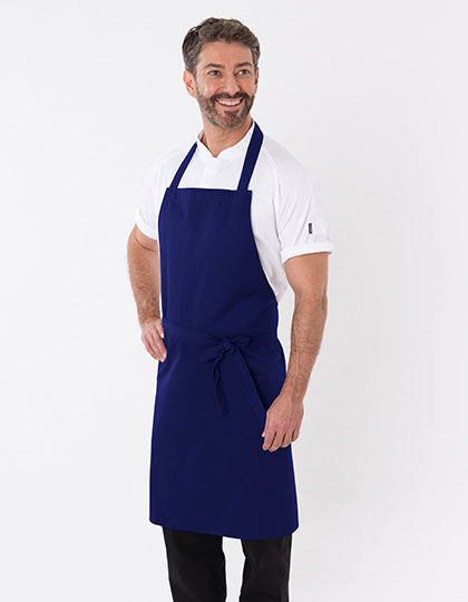 Bib Apron With Adjustable Halter in Royal, Größe 91 x 91 cm