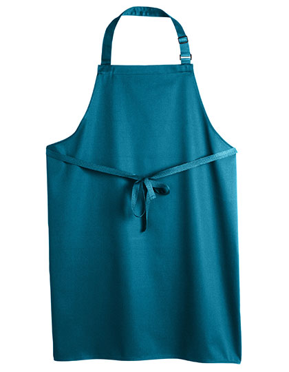 Recycled Polyester Bib Apron in Sea Grass, Größe 80 x 85 cm