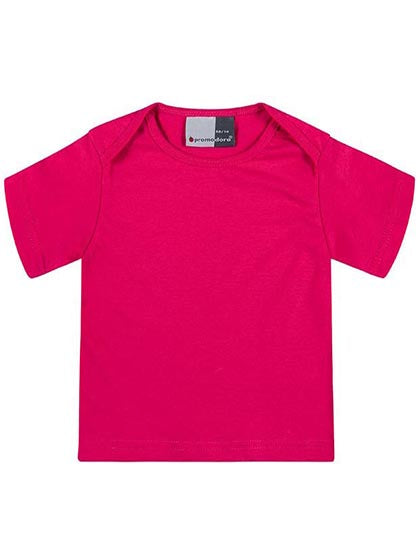 Baby T-Shirt in Bright Rose, Größe 80/86