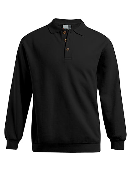 New Polo Sweater in Black, Größe 3XL