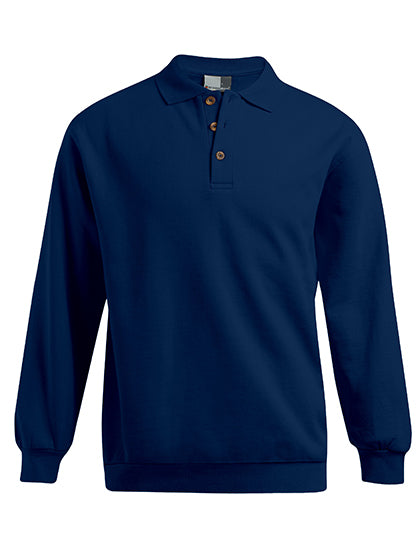 New Polo Sweater in Navy, Größe 3XL