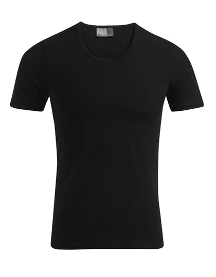 Men´s Slim Fit-T in Black, Größe XXL