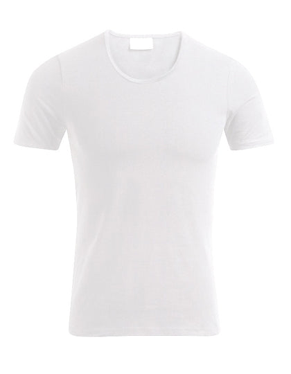 Men´s Slim Fit-T in White, Größe XXL