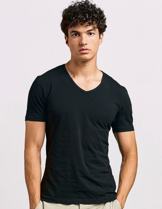 Men´s Slim Fit V-Neck-T