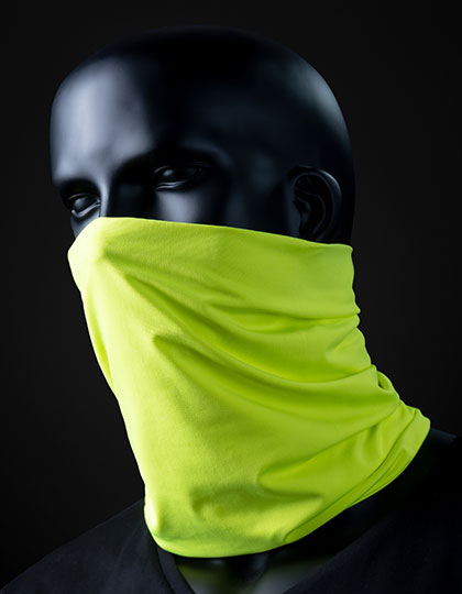 Bandana Poly in Safety Yellow, Größe L