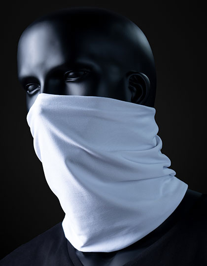 Bandana Poly in White, Größe L