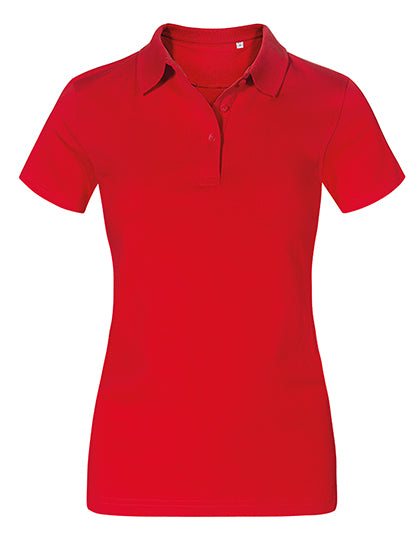Women´s Jersey Polo in Fire Red, Größe 3XL