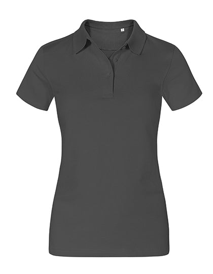 Women´s Jersey Polo in Steel Gray, Größe 3XL