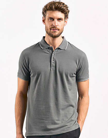 Unisex Polo Contrast Stripes