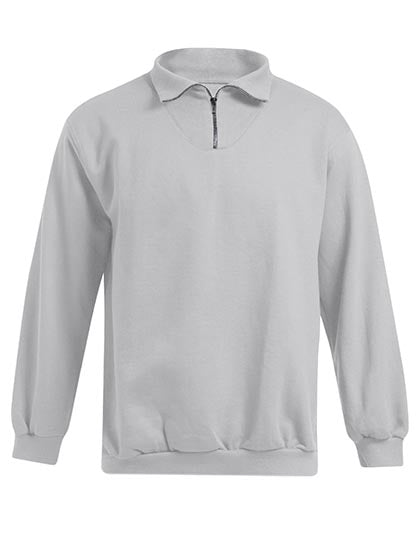 Men´s New Troyer Sweater in Ash (Heather), Größe 3XL