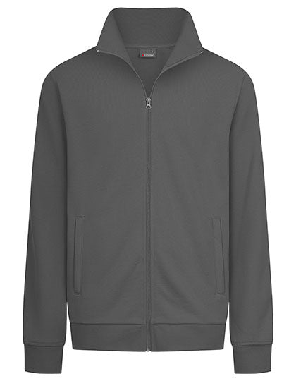 Men´s Jacket Stand-Up Collar in Steel Grey (Solid), Größe 5XL