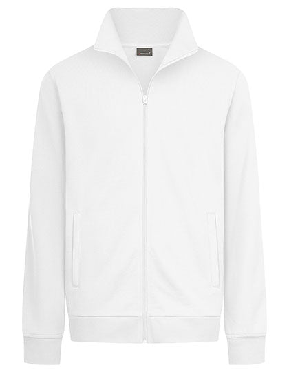 Men´s Jacket Stand-Up Collar in White, Größe 5XL