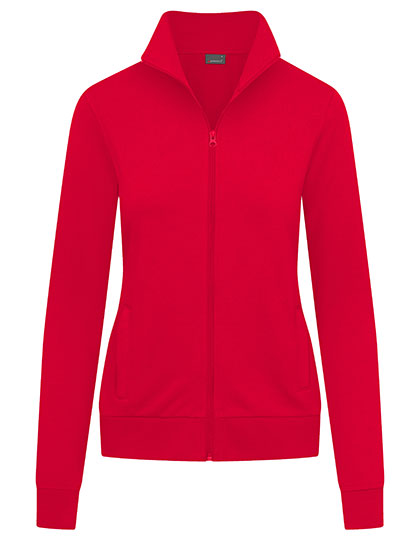 Women´s Jacket Stand-Up Collar in Fire Red, Größe 3XL