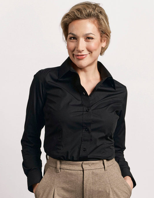 Women´s Poplin Shirt Long Sleeve