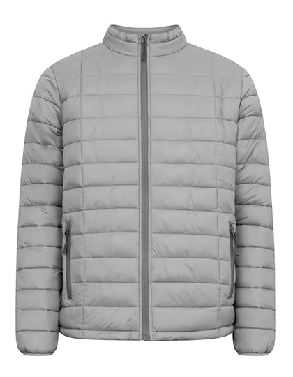 Men´s Padded Jacket in New Light Grey (Solid), Größe 5XL