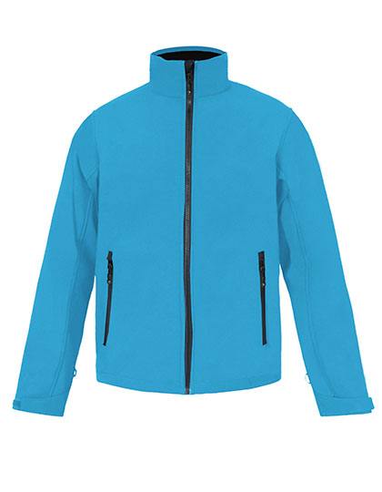 Men´s Softshell Jacket C+ in Aqua, Größe 5XL