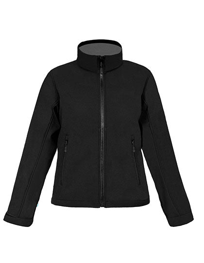 Women´s Softshell Jacket C+ in Black, Größe 3XL