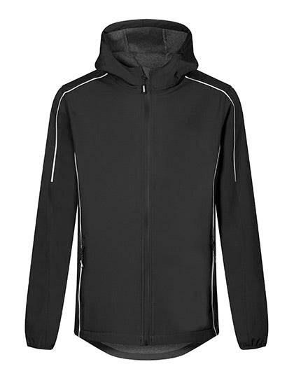 Men´s Light Softshell Jacket in Black, Größe 5XL