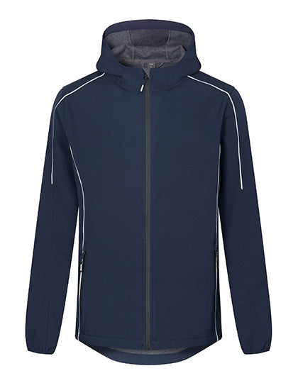 Men´s Light Softshell Jacket in Navy, Größe 5XL