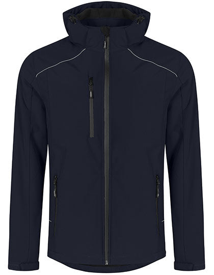 Men´s Softshell Jacket in Navy, Größe 5XL