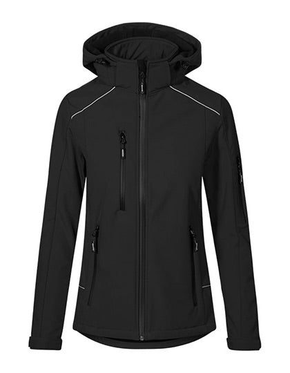 Women´s Softshell Jacket in Black, Größe 3XL