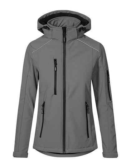 Women´s Softshell Jacket in Steel Grey (Solid), Größe 3XL