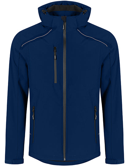 Men´s Warm Softshell Jacket in Navy, Größe 5XL