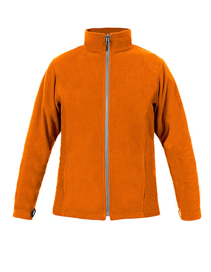 Men´s Fleece Jacket C+ in Orange, Größe 5XL