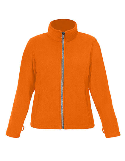 Women´s Fleece Jacket C+ in Orange, Größe 3XL
