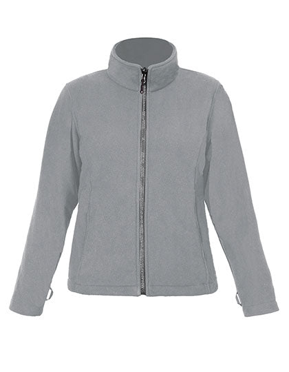Women´s Fleece Jacket C+ in Steel Grey (Solid), Größe 3XL