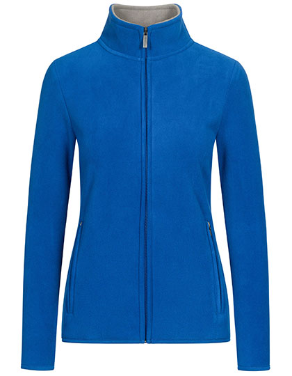 Women´s Double Fleece Jacket in Royal, Größe 3XL