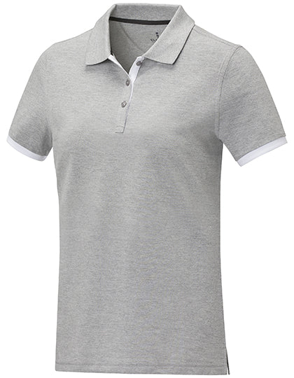 Ladies´ Morgan Polo in Heather Grey, Größe XXL