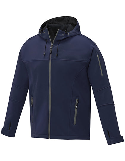 Men´s Match Softshelljacket in Navy, Größe 3XL