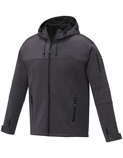 Men´s Match Softshelljacket in Storm Grey, Größe 3XL