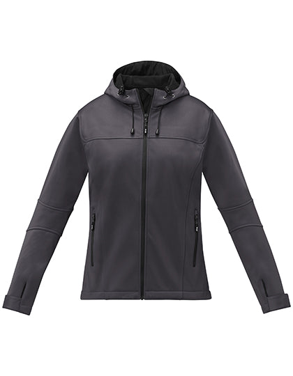 Ladies´Match Softshelljacket in Storm Grey, Größe XXL