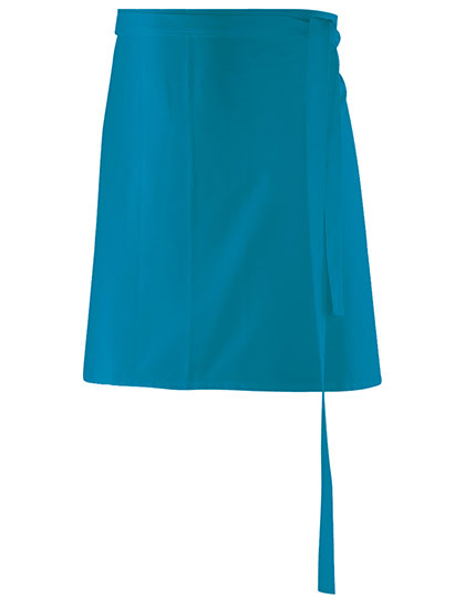 Schürze 80 x 45 cm in Turquoise, Größe 80 x 45 cm