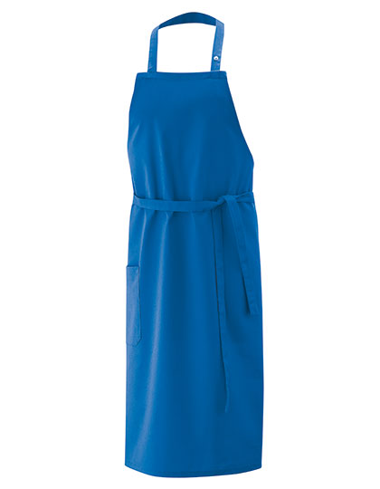 Latzschürze 80 x 100 cm in Royal Blue, Größe 80 x 100 cm