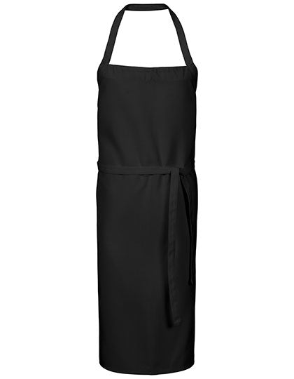 Latzschürze Basic in Black, Größe 100 x 80 cm