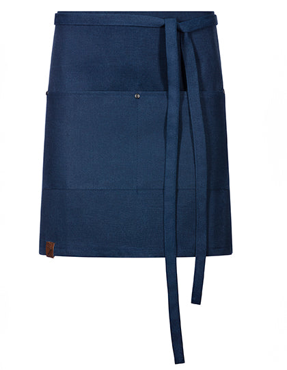 Vorbinder Canvas 80 x 45 cm in Royal Blue Washed, Größe 80 x 45 cm