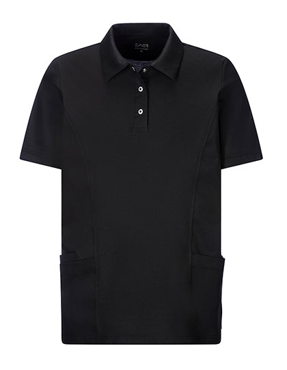 Polo-Kasack in Black, Größe 5XL